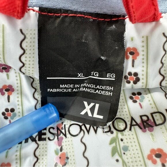 Nike Women's Snowboarding Pants XL Pink Relaxed Straight Leg - Picture 2 of 16